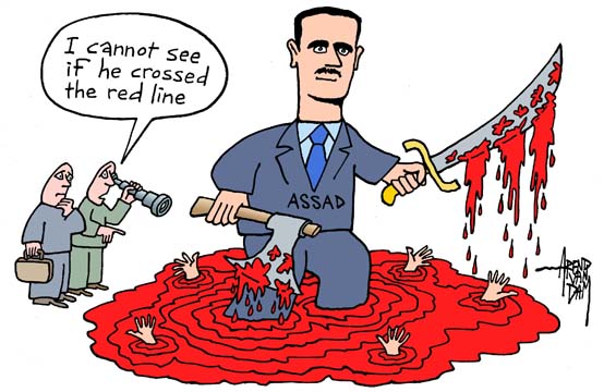 Assad en rode lijn