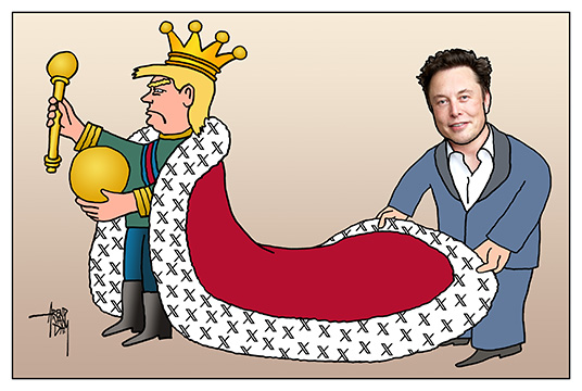 Trump en Musk