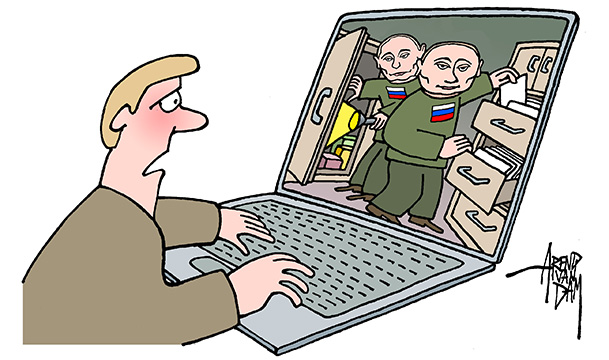 hackende Poetin