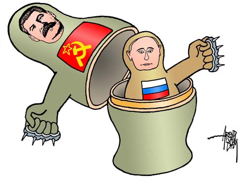 Poetin als nieuwe Stalin