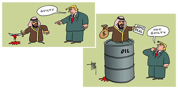 Trump en Saoedi Arabië