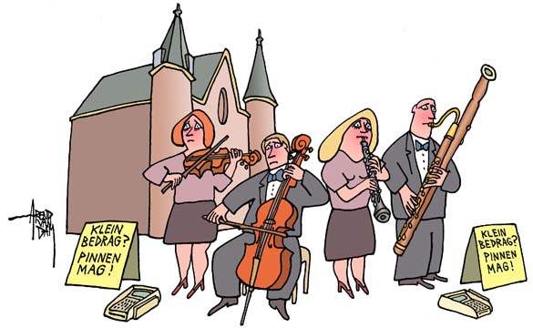 orkesten wegbezuinigd