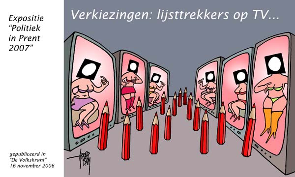 verkiezingen: lijsttrekkers op TV