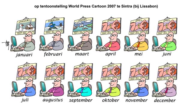 kantoorkalender (World Press Cartoon 2007)