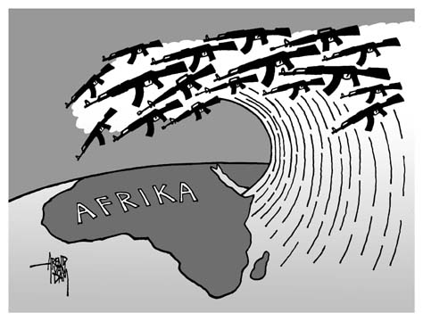 wapen-tsunami Afrika