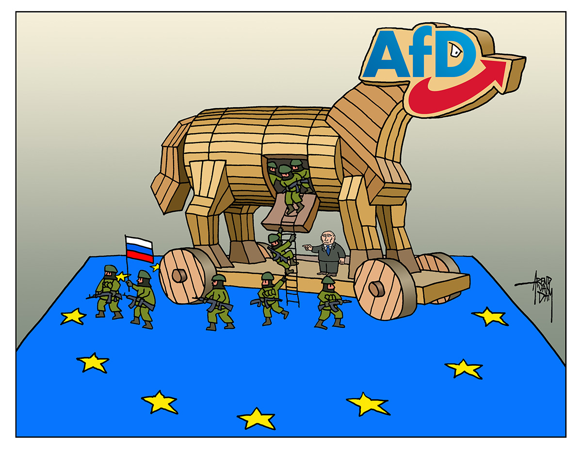 AfD paard van Troje