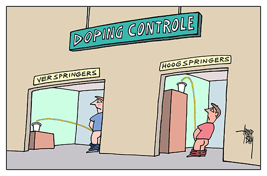 DopingControleVerspringersHoogspringers