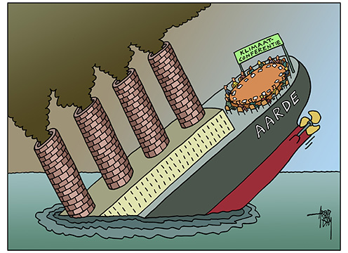 KlimaatConferentieZinkendSchip