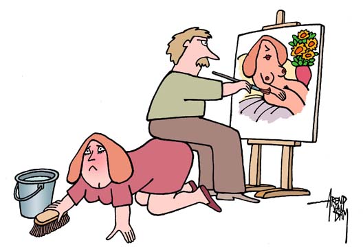 KunstenaarVrouw
