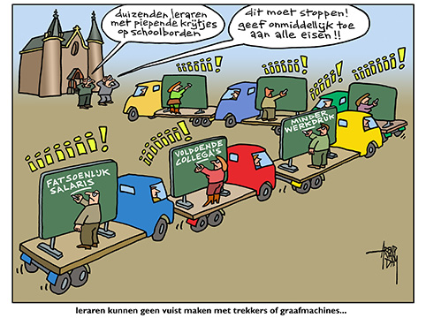 LerarenActieZwaarMaterieel