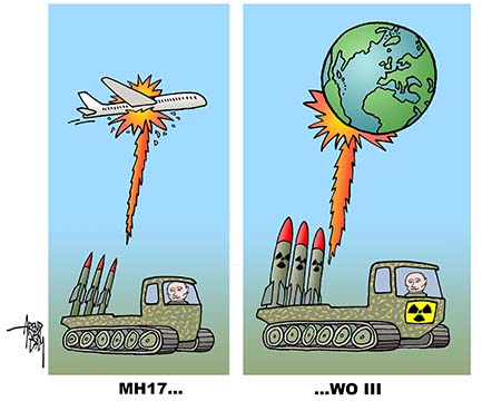 Poetin terreurMH17  WOIII
