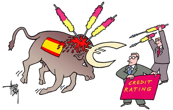 Spain against CreditRaters