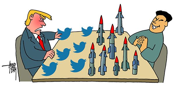 Trump  Kimtweets  missiles